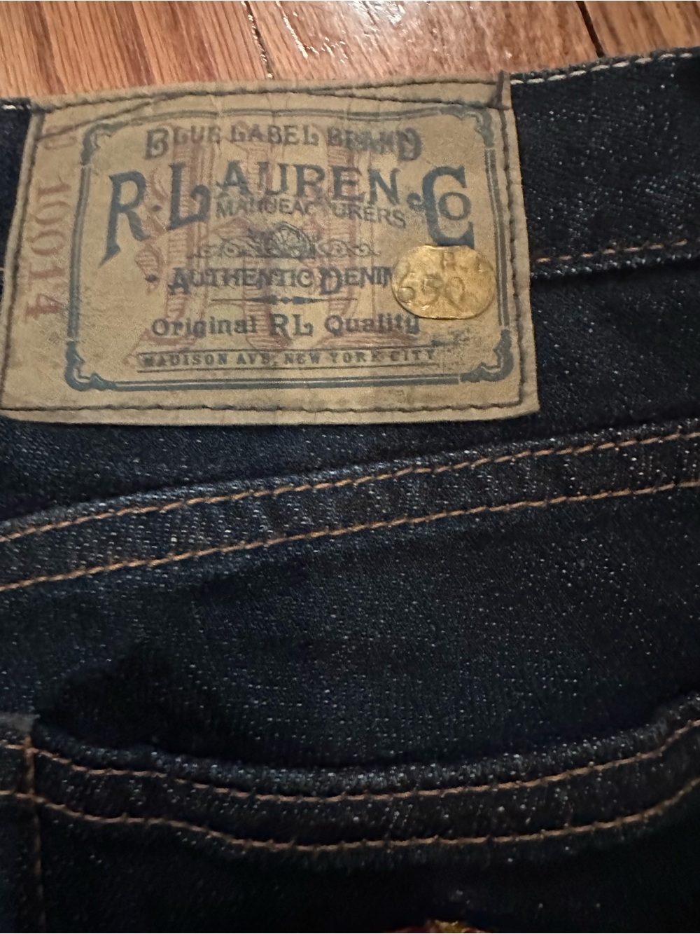 Ralph Lauren Blue Label Vintage Thompson 650 Skinny Jean Like New… - Picture 6 of 7